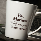 Kubek Latte z personalizowanym nadrukiem NAJLEPSZY NAUCZYCIEL