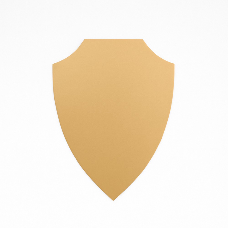 Blacha Tarcza złota półmat BLZŁPM-01