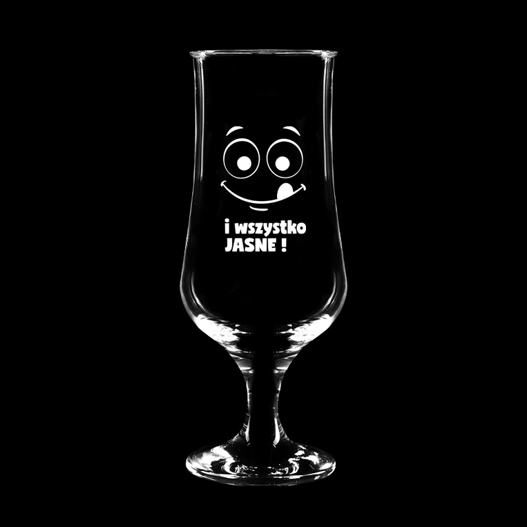 Pokale do piwa TWÓJ GRAWER Z HUMOREM na prezent DLA NIEJ I DLA NIEGO