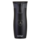 Personalizowany prezent - czarny kubek termiczny Contigo GRAWER MONOGRAMU