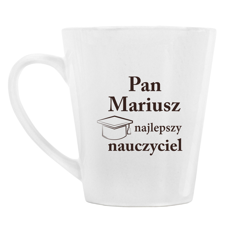 Kubek Latte z personalizowanym nadrukiem NAJLEPSZY NAUCZYCIEL