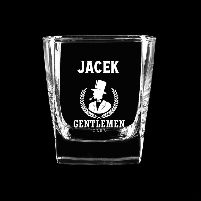 Szklanka do whisky DLA GENTLMENA z grawerem