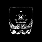 Szklanka do whisky na prezent z okazji 50 ROCZNICY ŚLUBU