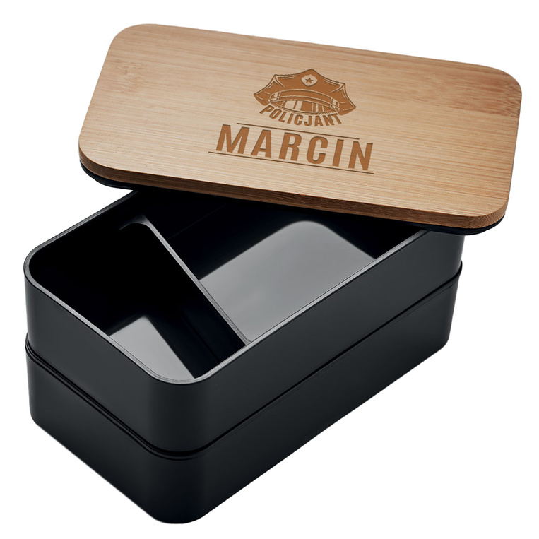 Personalizowany Lunch box z grawerem DLA POLICJANTA