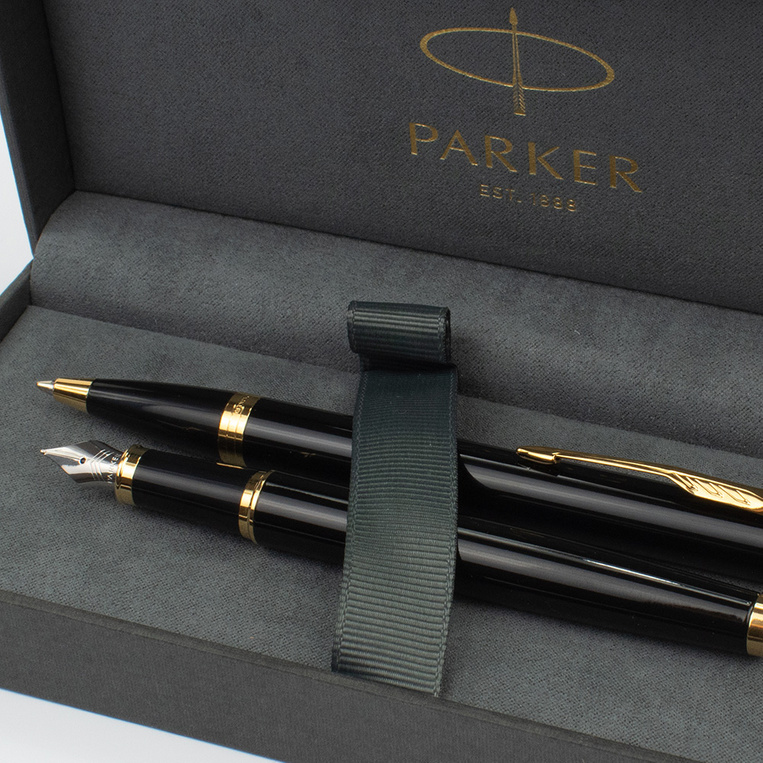 Zestaw Parkera IM - pióro i długopis GRATULACJE DLA MAGISTRA