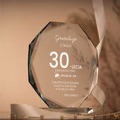 Statuetka z grawerem – prezent na 30-LECIE DZIAŁALNOŚCI FIRMY