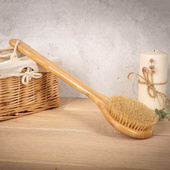 Bambusowa szczotka do kąpieli z grawerem STREFA SPA + IMIĘ dla niej