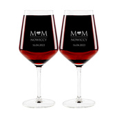 Komplet kieliszków do wina czerwonego z twoim GRAWEREM na prezent ŚLUB ROCZNICĘ