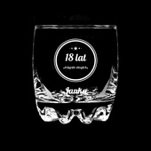 Szklanka do whisky na prezent na OSIEMNASTKĘ