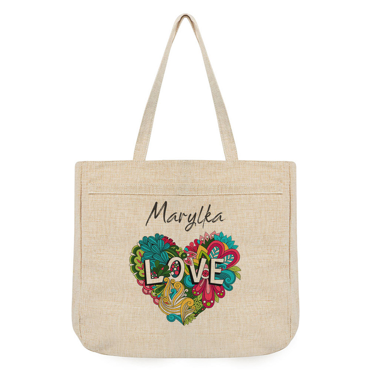 Torba na zakupy Z NADRUKIEM IMIENIA praktyczny prezent