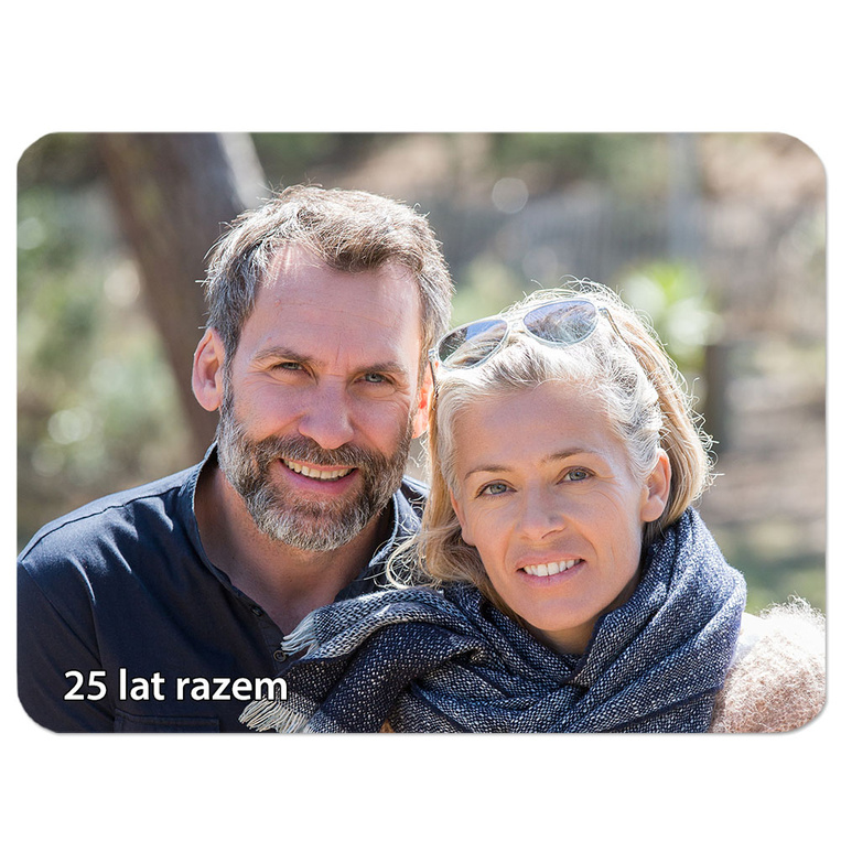 Duża podkładka pod mysz z TWOIM ZDJĘCIEM na PREZENT NA ROCZNICĘ