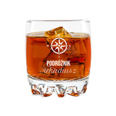 Szklanka do whisky dla PODRÓŻNIKA z grawerem