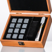 Kamienie do whisky z grawerem WSZYSTKIEGO NAJLEPSZEGO + MONOGRAM,