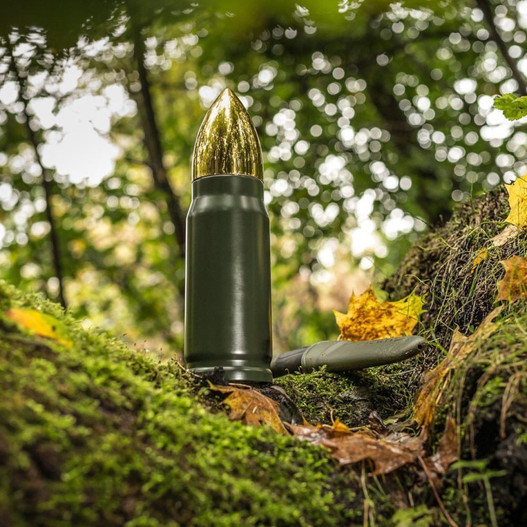 Personalizowany termos pocisk z grawerem - prezent na 18. urodziny