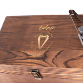 Zestaw do whisky DLA ŚWIADKA z grawerem - 2 SZKLANKI I KAMIENIE