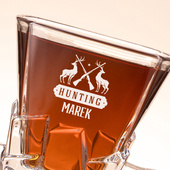 Szklanka Lodowa DLA MYŚLIWEGO z grawerem – personalizacja imieniem