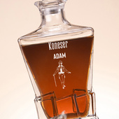Personalizowana Karafka Lodowa z grawerem DLA KONESERA SZKOCKIEJ whisky 