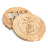 Grawerowana deska do serów - ZNA SIĘ NA SERACH + IMIĘ prezent DLA NIEJ