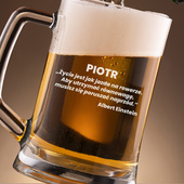 KUFEL Z CYTATEM Alberta Einsteina – inspirujący prezent dla optymistów