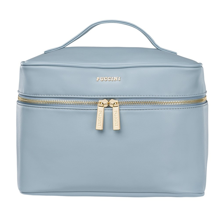 Kosmetyczka skórzana damska Puccini – DUŻA, ELEGANCKA I POJEMNA