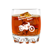 Szklanka do whisky dla MOTOCYKLISTY + grawer imienia
