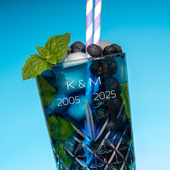 Zestaw 2 szklanek do drinków 470 ml z grawerem – PREZENT NA ROCZNICĘ