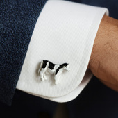 Spinki do mankietów KROWY – stal szlachetna, prezent DLA HODOWCY BYDŁA