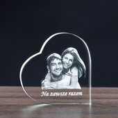 FOTOKRYSZTAŁ - zdjęcie w krysztale na Walentynki Rocznicę Święta