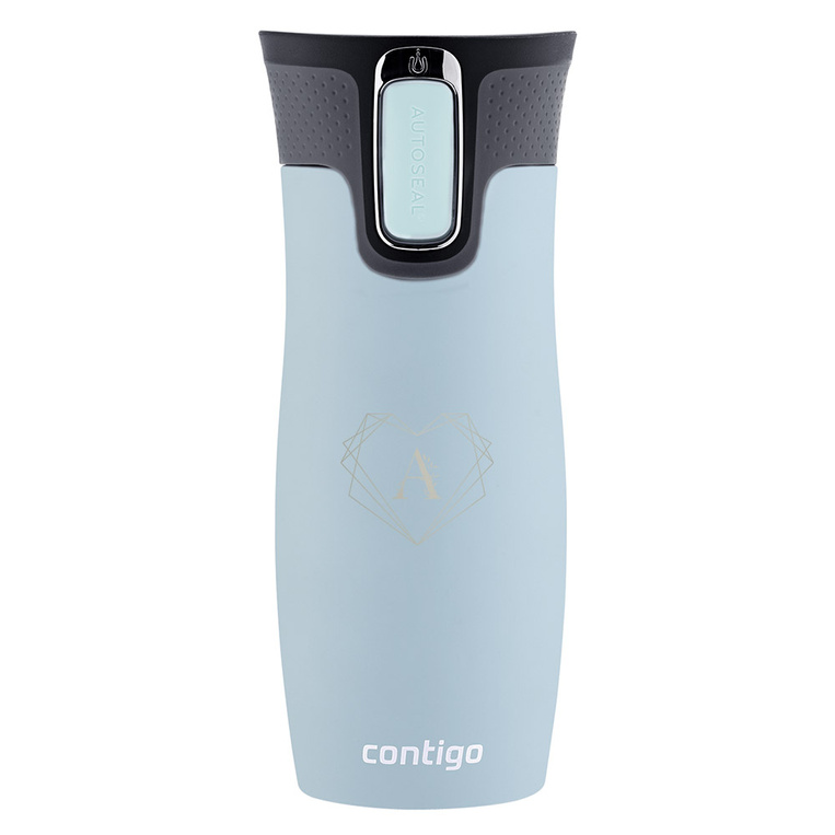 Personalizowany kubek termiczny Contigo z grawerem MONOGRAMU