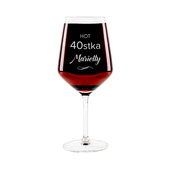 PREZENT DLA NIEJ kieliszek z grawerem na 40 URODZINY