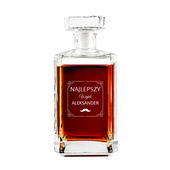 Karafka NA PREZENT z grawerem DLA NAJLEPSZEGO WÓJKA