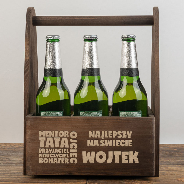Nosidło drewniane na piwo DLA IDEAŁA