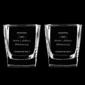 2 Szklanki do whisky DLA PAŃSTWA z okazji rocznicy