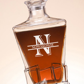 Karafka Lodowa z monogramem i nazwiskiem pary – PREZENT NA ŚWIĘTA z personalizacją