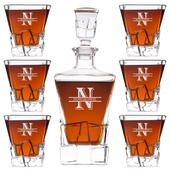 Zestaw Premium do whisky na prezent z grawerem PERSONALIZACJA DLA PARY