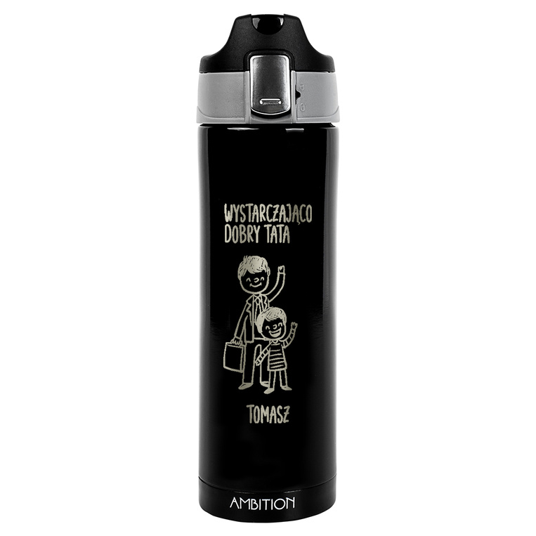 PREZENT DLA TATY kubek termiczny z TWOIM GRAWEREM