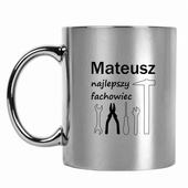 Kubek z nadrukiem DLA ZŁOTEJ RĄCZKI co to wszystko naprawi