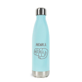 Butelka termiczna niebieska z grawerem - DLA DZIEWCZYNY