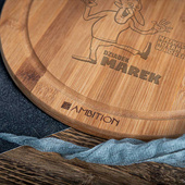 GRAWEROWANA deska do krojenia NAJWIĘKSZY KOZAK W RODZINIE na prezent DLA DZIADKA