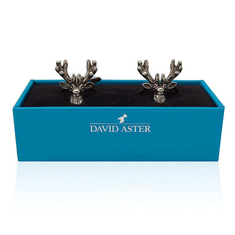 Spinki do mankietów JELEŃ – prezent DLA MYŚLIWEGO I LEŚNIKA