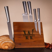 Zestaw noży z blokiem GRAWER IMIENIA – prezent z imieniem DLA NIEJ