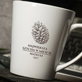 Personalizowany Kubek Latte z nadrukiem DLA SZYCHY