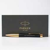 Personalizowany zestaw Parker - Długopis i Pióro z grawerem dla PROMOTORA PRACY