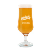 Grawerowana szklanka do piwa DLA KIBICA z TWOIM IMIENIEM