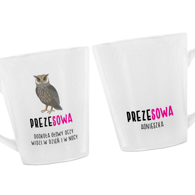 Kubek Latte z nadrukiem na prezent DLA SZEFOWEJ