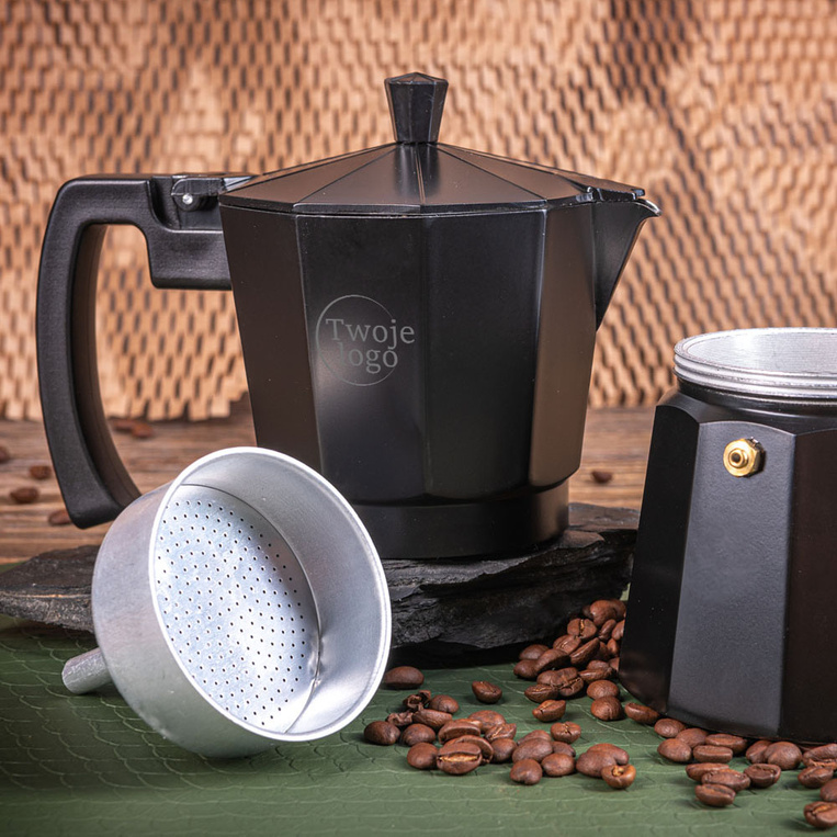 Kawiarka 450 ml GRAWEROWANE LOGO FIRMOWE na prezent dla klienta pracowników