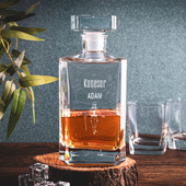 Elegancka karafka DLA AMATORA WHISKY z grawerem