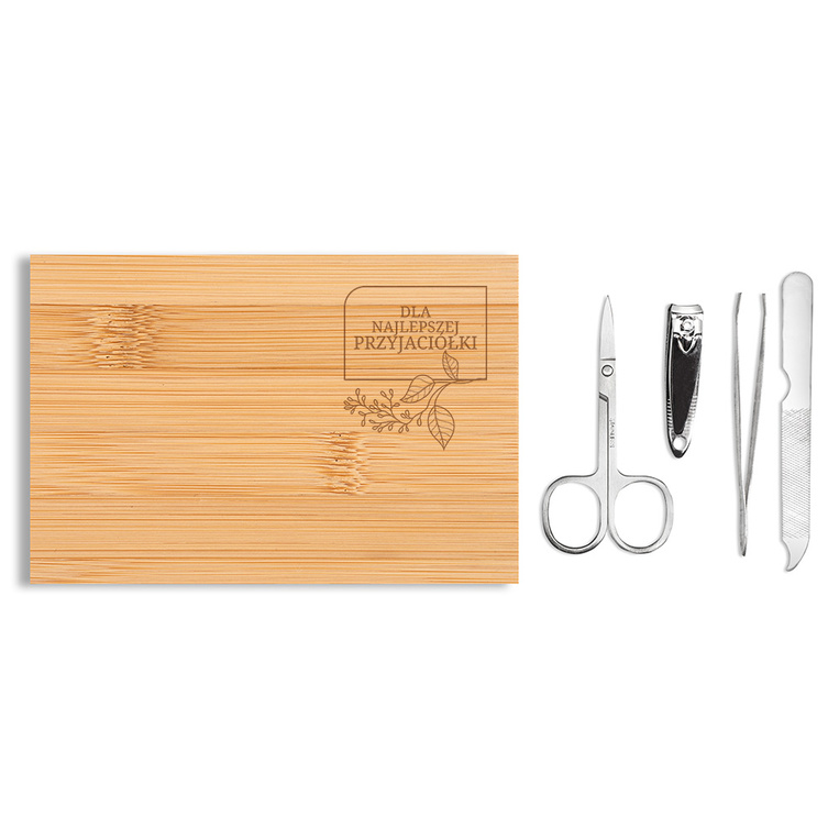 Zestaw do manicure DLA PRZYJACIÓŁKI z twoim grawerem