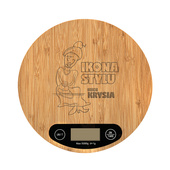 Waga kuchenna z grawerem na prezent DLA ELEGANCKIEJ BABCI