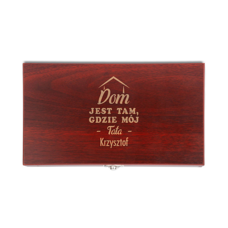 Zestaw do wina z grawerem NA PREZENT DLA TATY